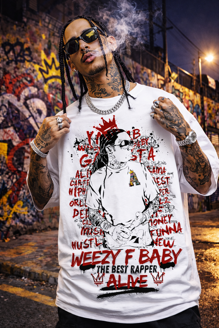 WEEZY F BABY DEDICATION TEE
