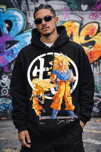 SS3 Son Goku Hoodie BLACK