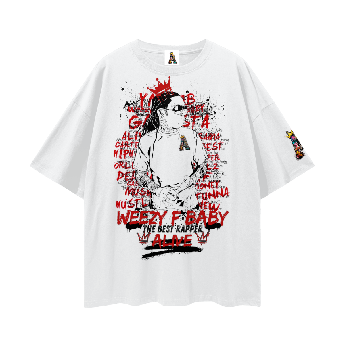 WEEZY F BABY DEDICATION TEE